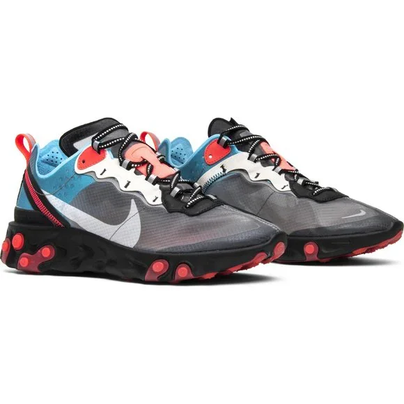 Blue Chill Solar Red Nike React 87 Blue AQ1090-006] Mens Nike
